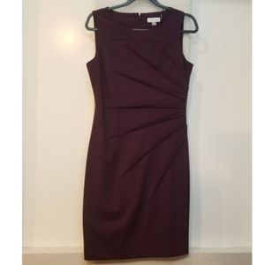 New Macy's Calvin Klein wine dress size 8